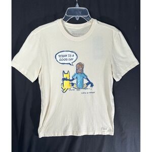Life is good short sleeve T-shirt‎ men's small NWT